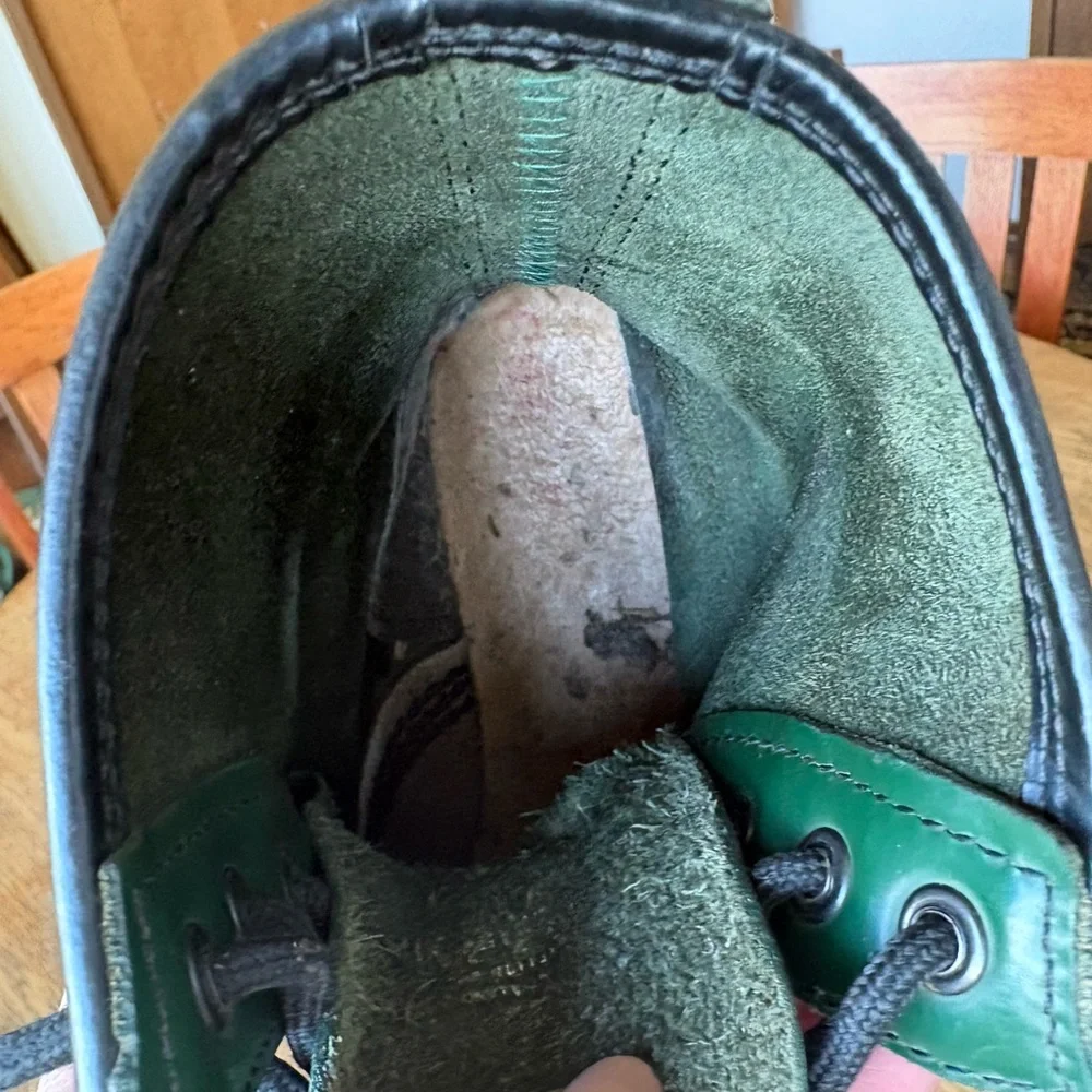 Doc Martens 1460 smooth leather green boots women size 7. - Picture 13 of 15